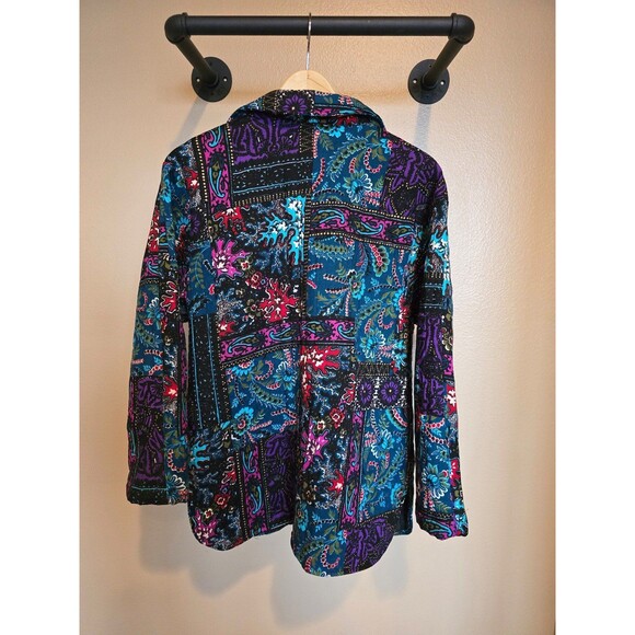 Vintage 70s Two potato quilted lightweight jacket/ blazer - Picture 6 of 7